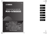 Yamaha RX-V500D Bruksanvisning