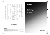 Yamaha RX-V563 - AV Receiver Användarmanual