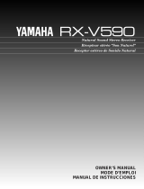 Yamaha RX-V590 - AV Receiver - Dark Användarmanual