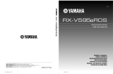Yamaha RX-V595aRDS Användarmanual