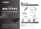 Yamaha RX-V771 Installationsguide