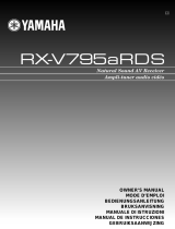 Yamaha RX-V795aRDS Användarmanual