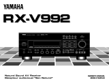 Yamaha RX-V992 Bruksanvisning