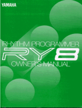 Yamaha RY8 Användarmanual