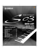 Yamaha S03 Datablad