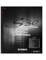 Yamaha S30 Datablad