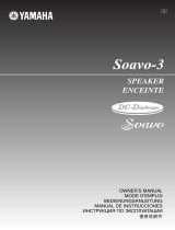 Yamaha Soavo-3 Bruksanvisning