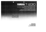 Yamaha T-230 Bruksanvisning