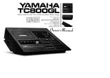 Yamaha TC800GL Bruksanvisning
