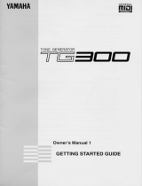 Yamaha TG300 Bruksanvisning