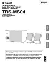 Yamaha TRS-MS04 Bruksanvisning
