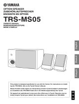 Yamaha TRS-MS05 Bruksanvisning