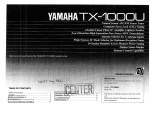 Yamaha TX-1000 Bruksanvisning