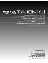 Yamaha TX-10MKII Bruksanvisning