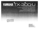 Yamaha TX-300 Bruksanvisning