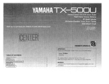 Yamaha TX-500U Bruksanvisning
