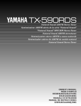 Yamaha TX-590RDS Användarmanual