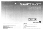 Yamaha TX-77 Bruksanvisning