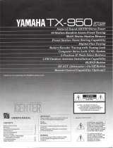Yamaha TX-950 Bruksanvisning
