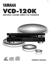 Yamaha VCD-120K Användarmanual