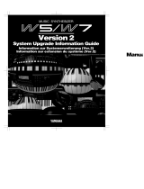 Yamaha W7 Bruksanvisning