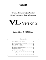 Yamaha VL Version2 Bruksanvisning