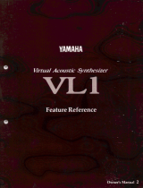 Yamaha VL-1 Bruksanvisning