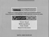 Yamaha PortaSound VSS-100 Bruksanvisning