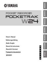 Yamaha POCKETRAK W24 Bruksanvisning
