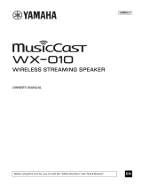 Yamaha MusicCast - WX-010 Användarmanual