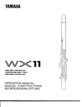 Yamaha WX11 Bruksanvisning