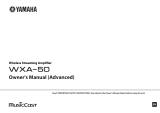 Yamaha WXA-50 Användarmanual