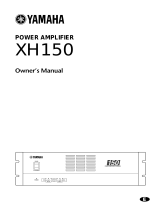 Yamaha XH150 Användarmanual