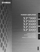 Yamaha XP7000 XP5000 XP3500 XP2500 XP1000 Bruksanvisning