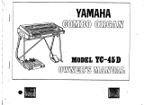 Yamaha YC-45D Bruksanvisning