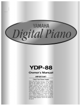 Yamaha YDP-88 Användarmanual