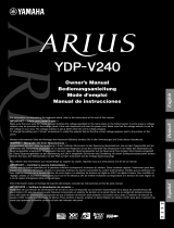 Yamaha ARIUS YDP-V240 Bruksanvisning