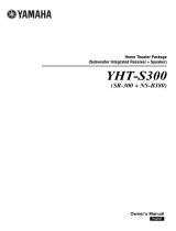 Yamaha YHT-S300 Bruksanvisning