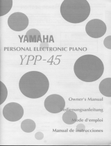 Yamaha YPP-45 Bruksanvisning