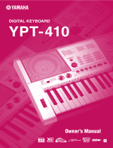 Yamaha YPT410MS - 61 Key Portable Keyboard Användarmanual