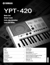 Yamaha YPT-420 Bruksanvisning