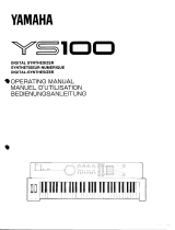 Yamaha YS100 Bruksanvisning