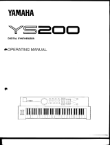 Yamaha YS200 Bruksanvisning