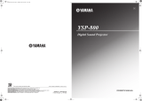 Yamaha YSP800S - Digital Sound Projector Five CH Speaker Bruksanvisning