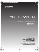 Yamaha YST-FSW100 Bruksanvisning