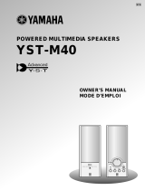 Yamaha YST-M40 Bruksanvisning