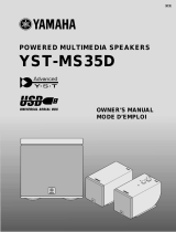 Yamaha YST-MS35D Bruksanvisning