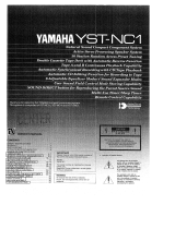Yamaha YST-NC1 Bruksanvisning