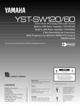 Yamaha YST-SW120 Användarmanual