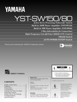 Yamaha YST-SW150 Bruksanvisning
